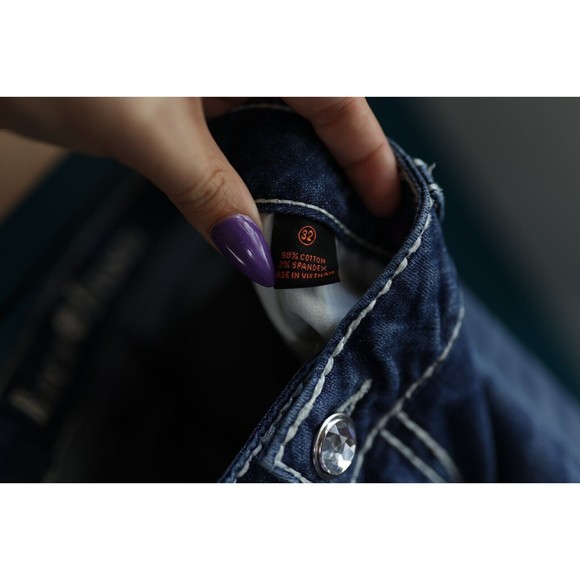 Rancho Estancia Women's Embellished Spade Back Pocket Jeans Size 29 × 32 - Picture 12 of 13